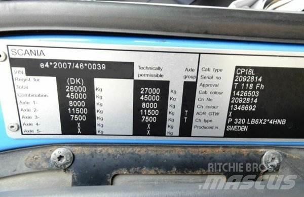 Scania P320 + Effer Φορτηγά με Γερανό