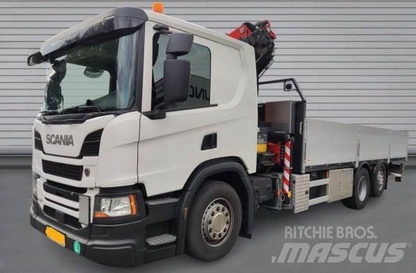 Scania P410 Φορτηγά με Γερανό