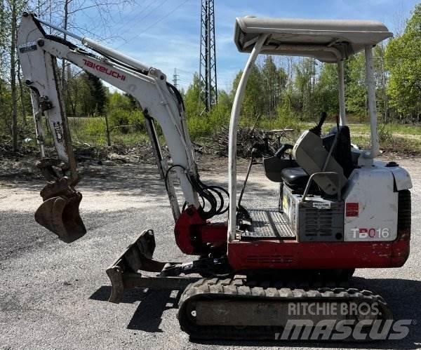 Takeuchi TB 016 Εκσκαφάκι (διαβολάκι) < 7t