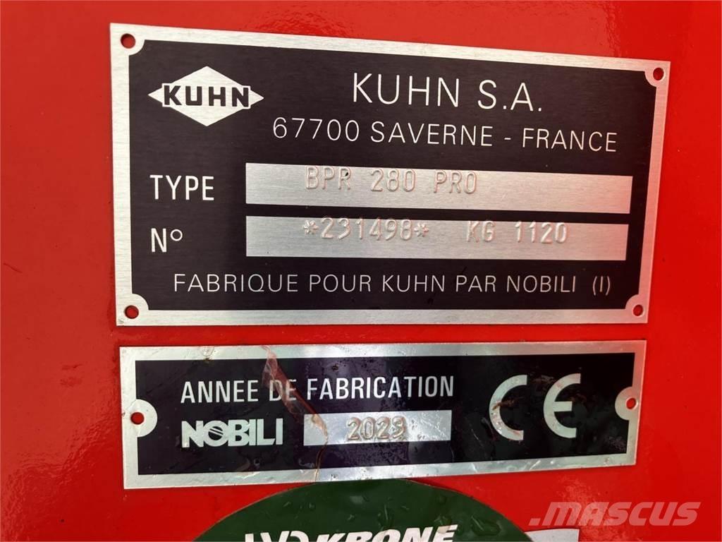 Kuhn BPR 280 Pro Χορτοκοπτικά και κορυφολόγοι βοσκοτόπων