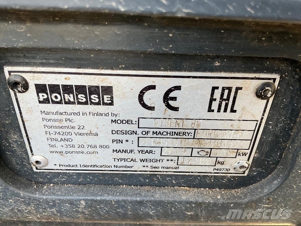 Ponsse WISENT 8W Μεταφορείς ξυλείας