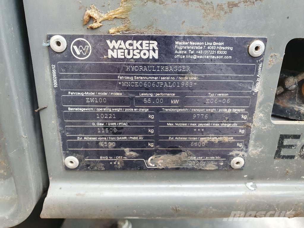 Wacker Neuson EW100 Εκσκαφείς με τροχούς - λάστιχα