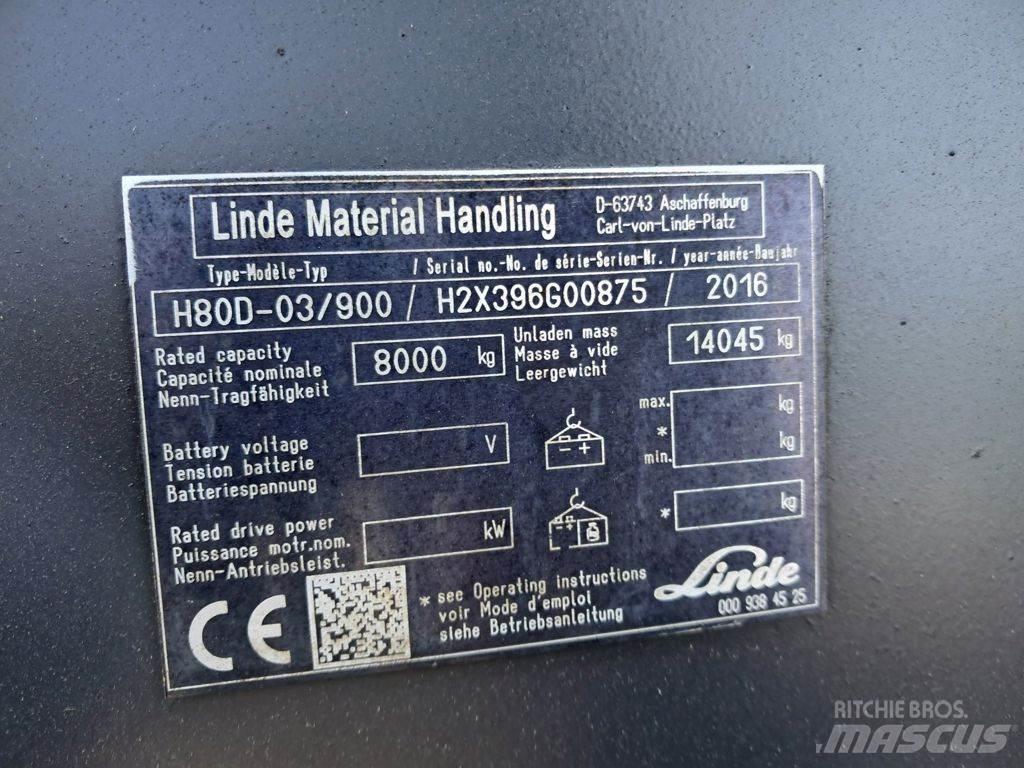 Linde H80D-03/900 Πετρελαιοκίνητα Κλαρκ