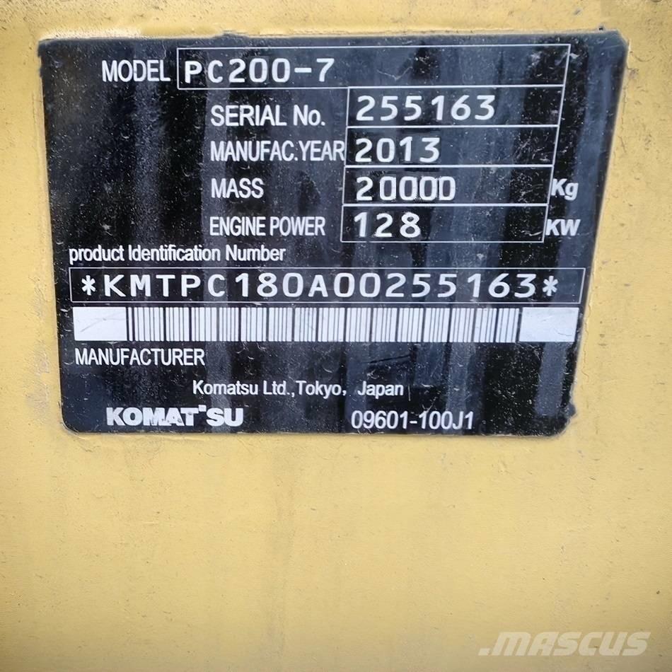 Komatsu pc200-7 Εκσκαφείς με ερπύστριες