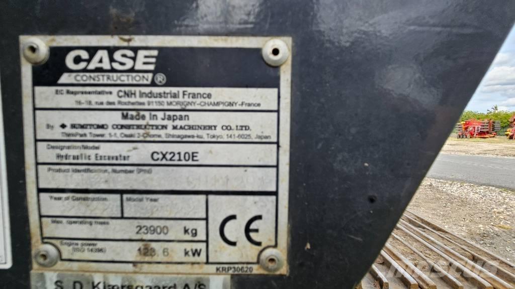 CASE CX 210 E Εκσκαφείς με ερπύστριες