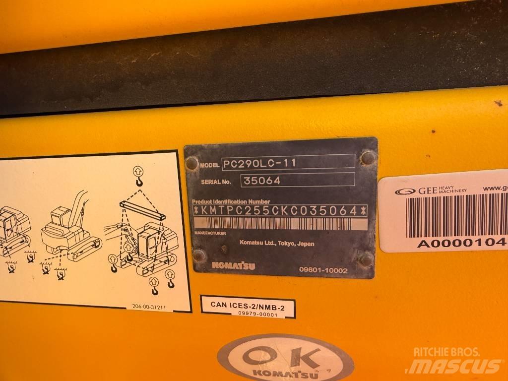 Komatsu PC290LC-11 Εκσκαφείς με ερπύστριες