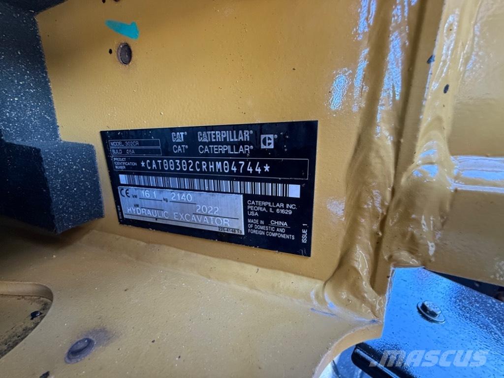 CAT 302 CR Εκσκαφάκι (διαβολάκι) < 7t