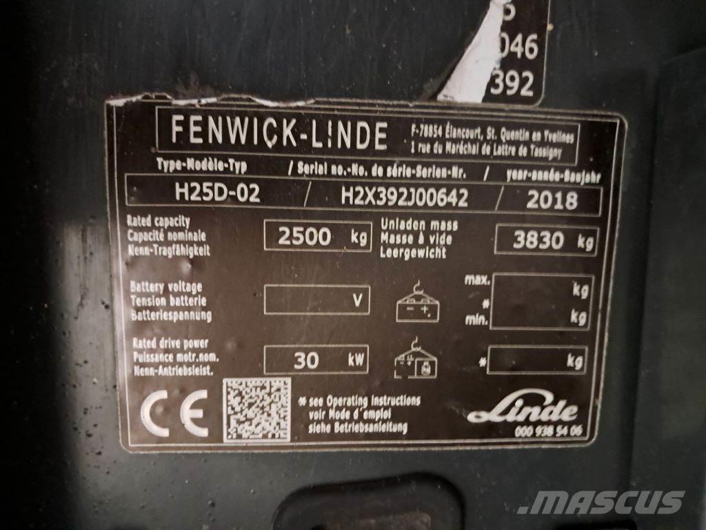 Linde H25D-02 Πετρελαιοκίνητα Κλαρκ