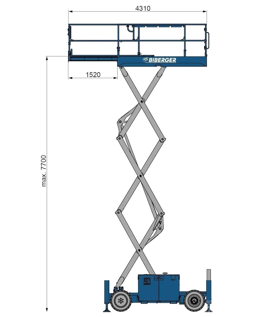 Genie GS 2669 RT Ανυψωτήρες ψαλιδωτής άρθρωσης