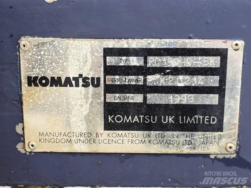Komatsu PC 150 HD-5K Εκσκαφείς με ερπύστριες
