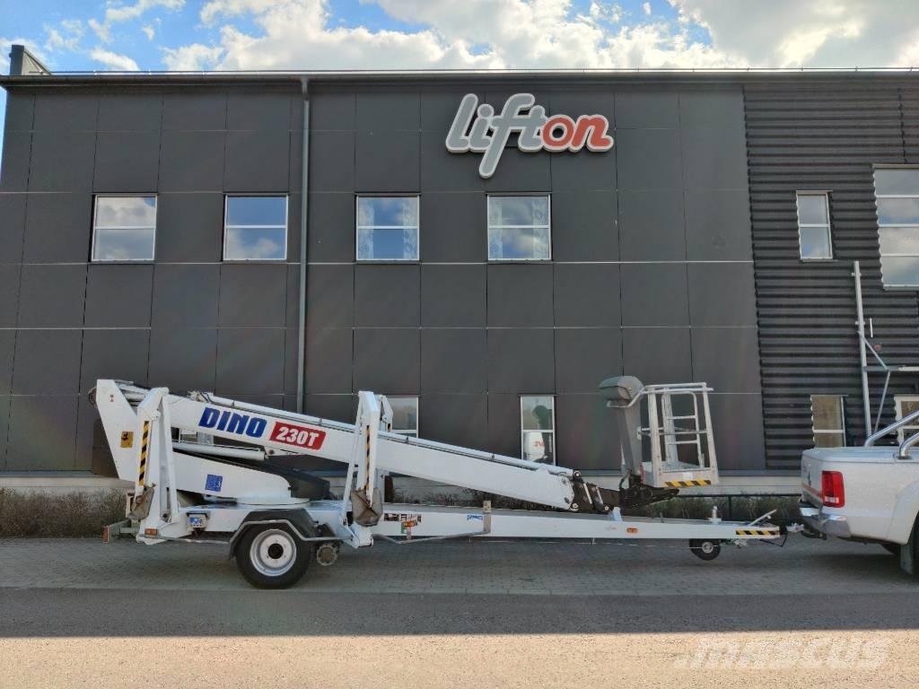 Dino 230 T Skylift Εναέριες πλατφόρμες τοποθετημένες σε ρυμούλκα