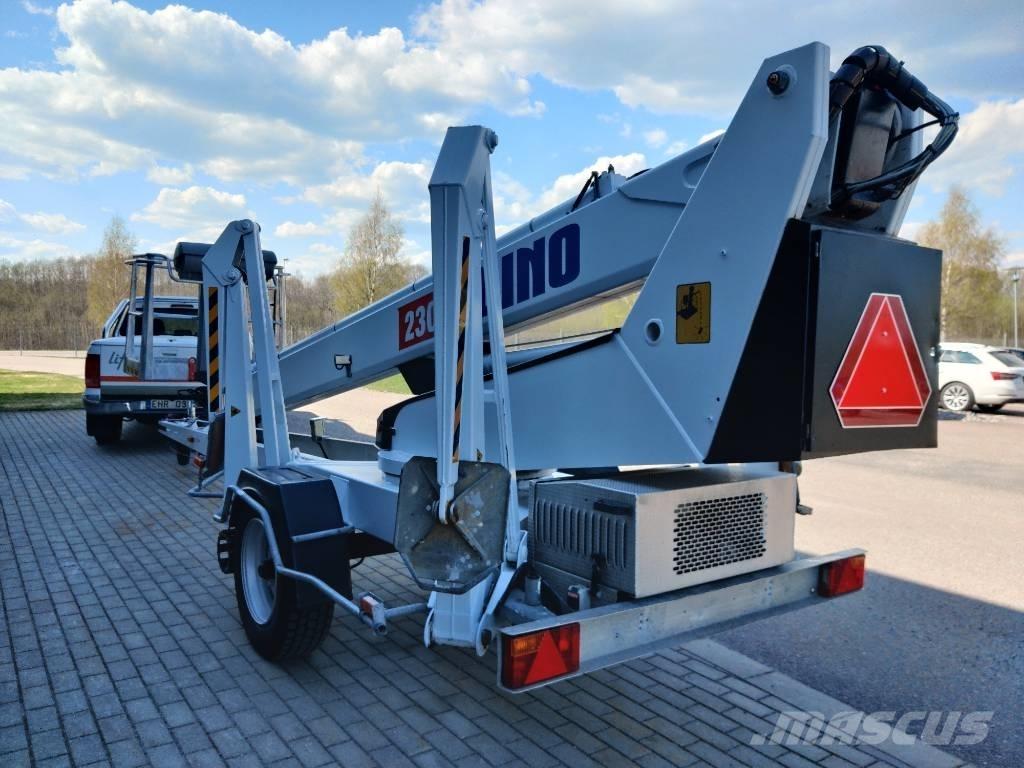 Dino 230 T Skylift Εναέριες πλατφόρμες τοποθετημένες σε ρυμούλκα