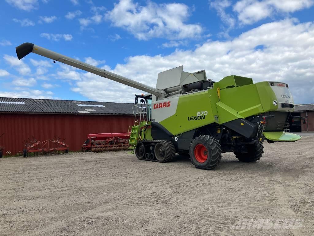 CLAAS LEXION 670 TT Θεριζοαλωνιστικές μηχανές