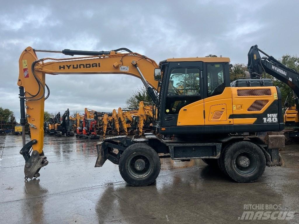 Hyundai HW140 Εκσκαφείς με τροχούς - λάστιχα