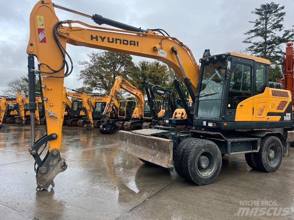 Hyundai HW140 Εκσκαφείς με τροχούς - λάστιχα