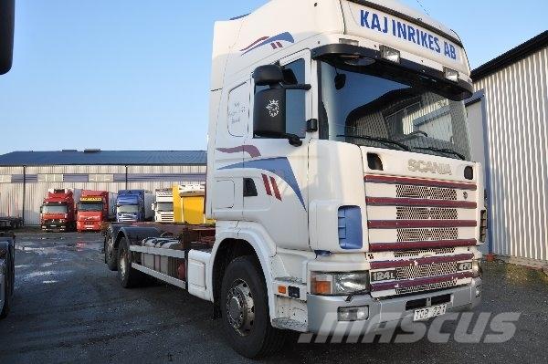Scania 124 6X2 470 Φορτηγά για εμπορευματοκιβώτια