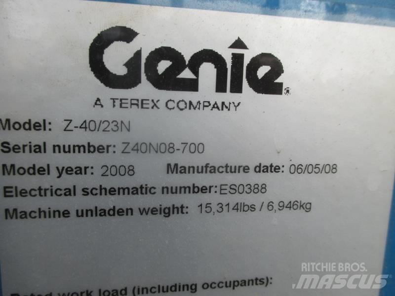 Genie Z 40/23 N Ανυψωτήρες με αρθρωτό βραχίονα