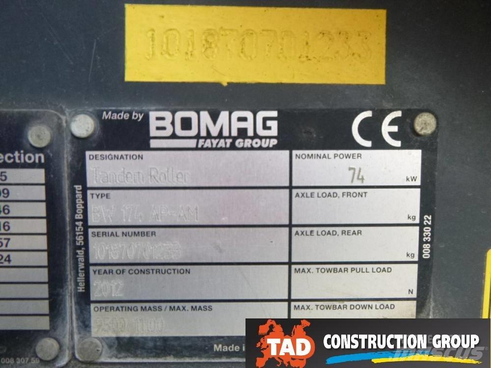 Bomag BW 174 AD AM Οδοστρωτήρες διπλού κυλίνδρου