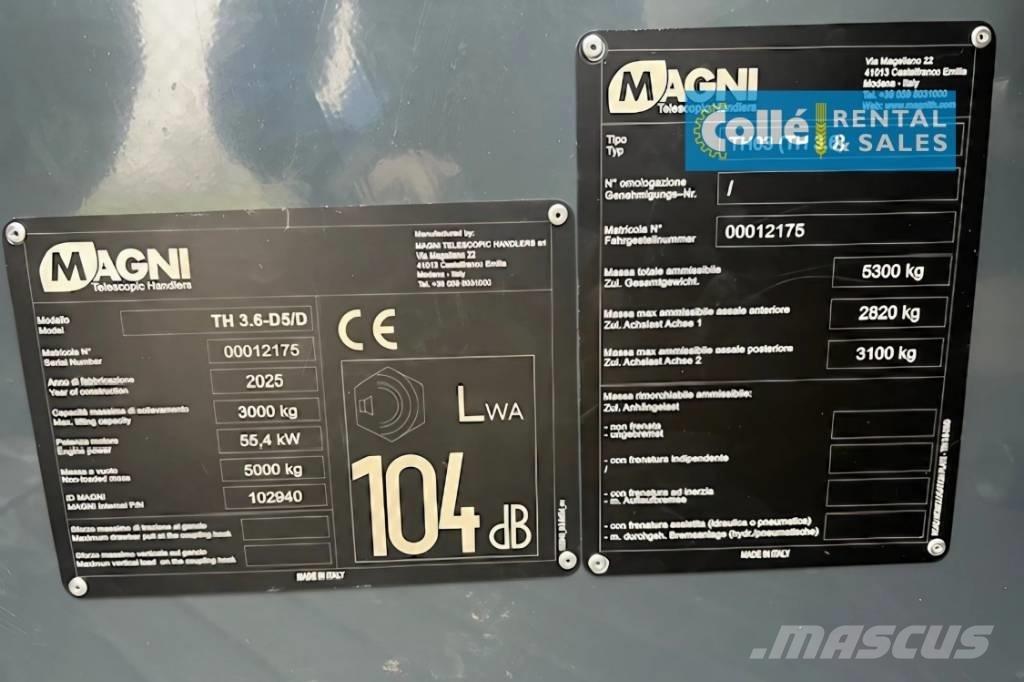Magni TH 3.6 | 2025 Τηλεσκοπικοί ανυψωτές
