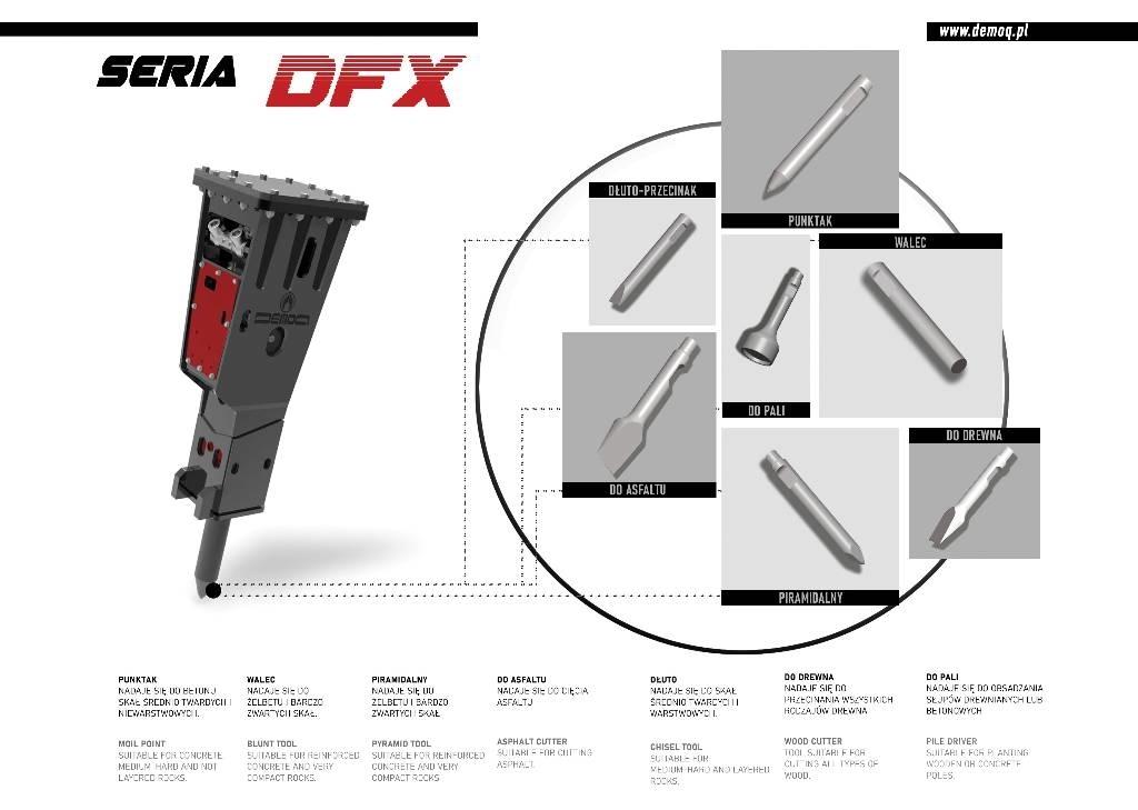  DEMOQ DFX4200 Σφυριά / Σπαστήρες