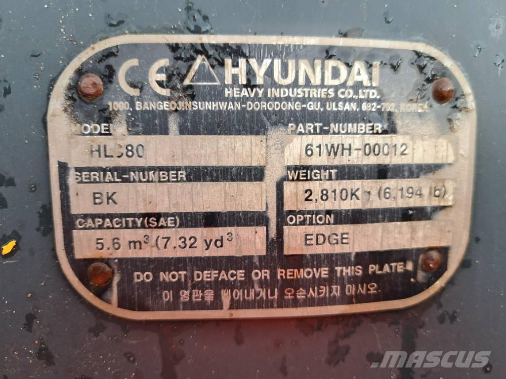 Hyundai HL980 Φορτωτές με λάστιχα (Τροχοφόροι)