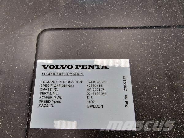 Volvo TAD1672VE Κινητήρες
