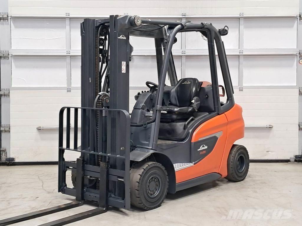 Linde H25T-01 Περονοφόρα ανυψωτικά κλαρκ με φυσικό αέριο LPG
