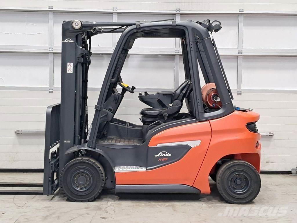 Linde H25T-01 Περονοφόρα ανυψωτικά κλαρκ με φυσικό αέριο LPG
