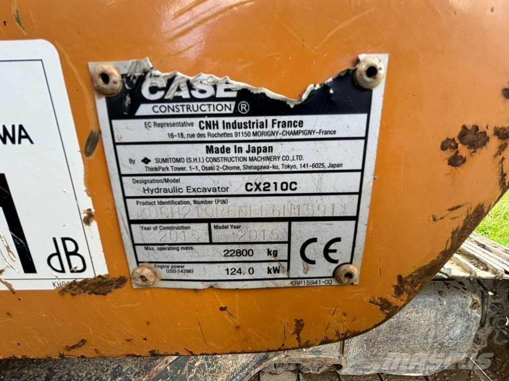 CASE CX 210 C Εκσκαφείς με ερπύστριες