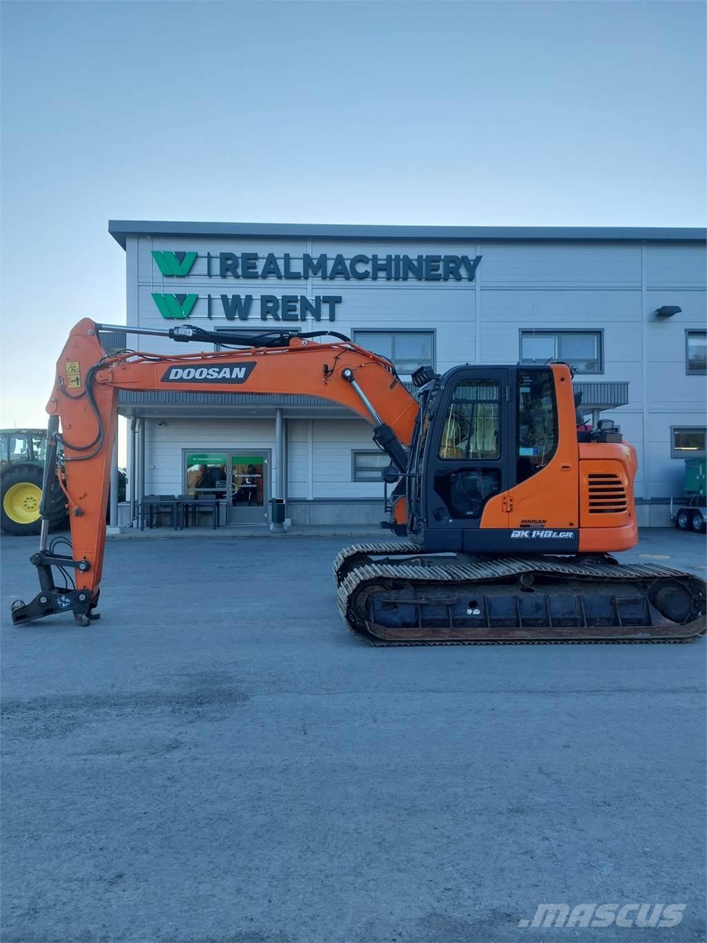 Doosan DX 140LCR 7 Εκσκαφείς με ερπύστριες
