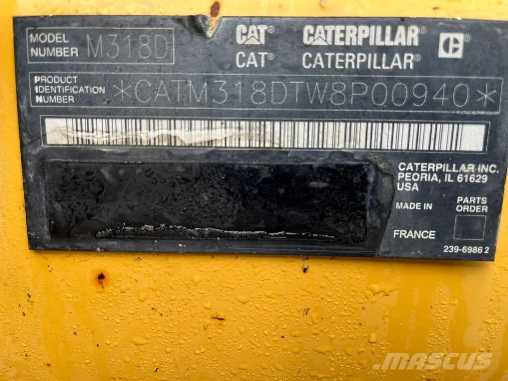 CAT M 318 D Εκσκαφείς με τροχούς - λάστιχα
