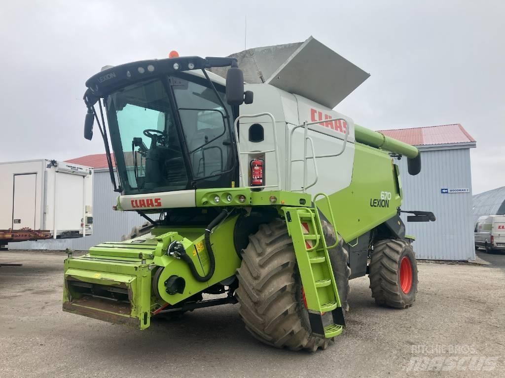 CLAAS Lexion 670 Θεριζοαλωνιστικές μηχανές