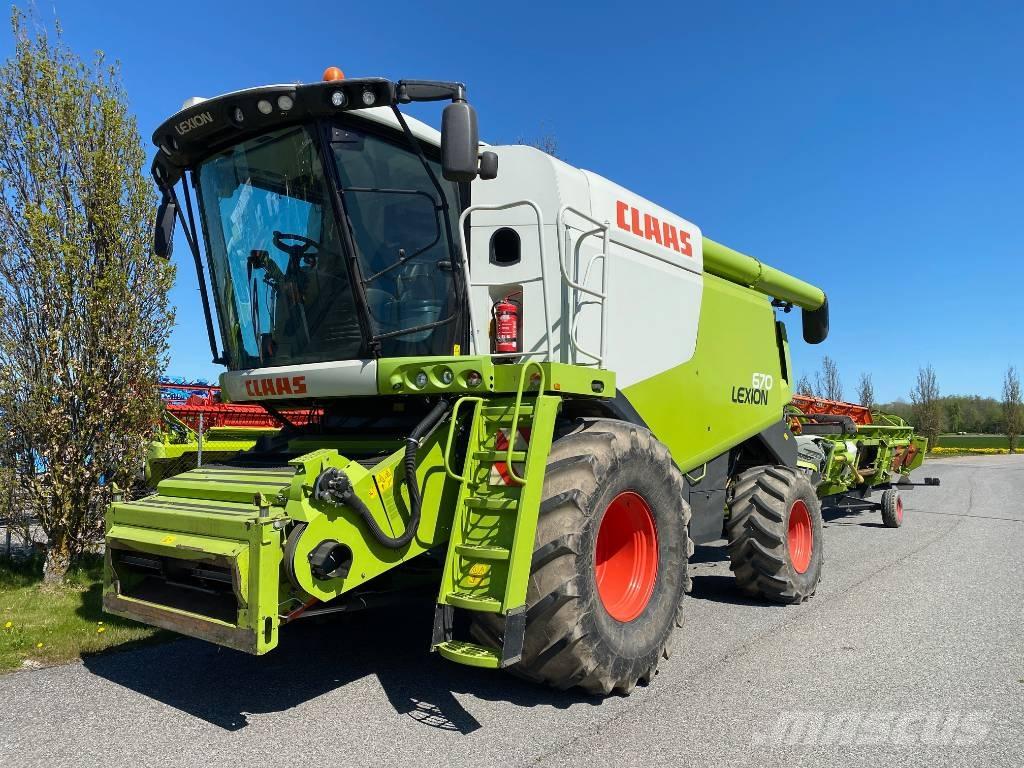 CLAAS Lexion 670 Θεριζοαλωνιστικές μηχανές