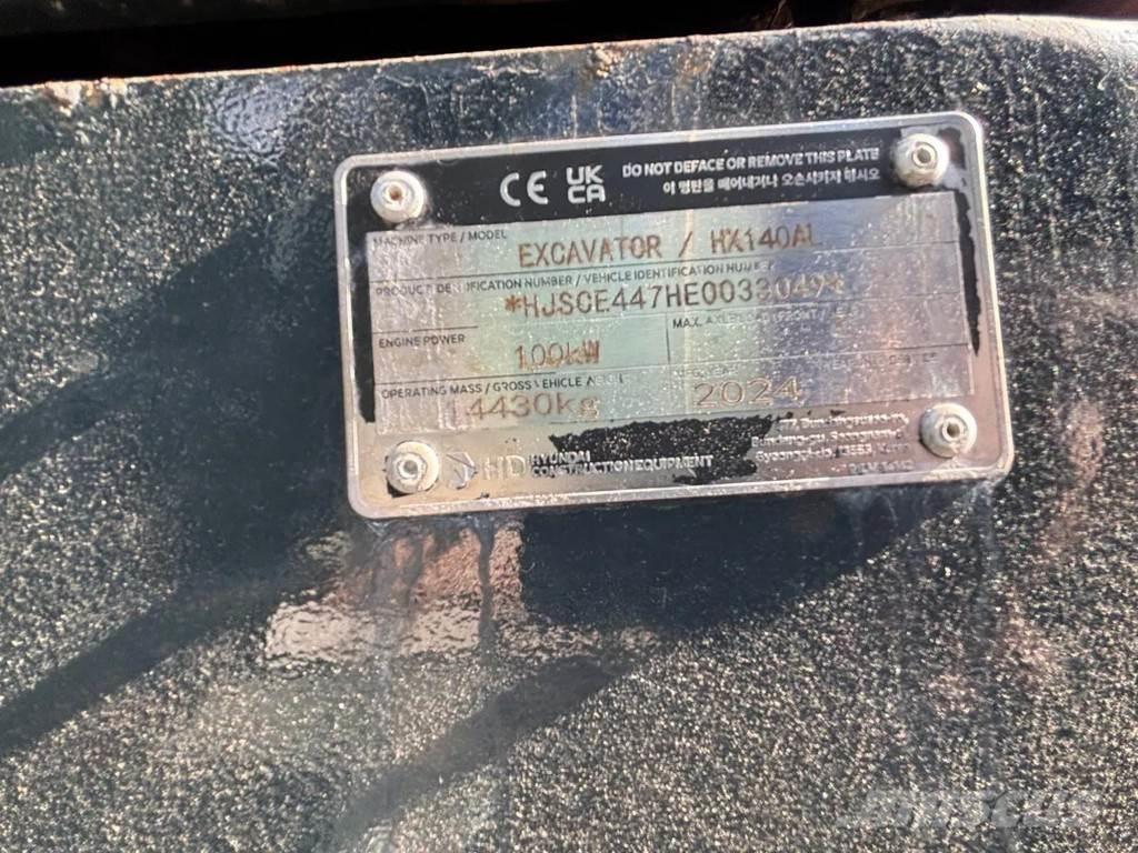 Hyundai HX140AL Εκσκαφείς με ερπύστριες