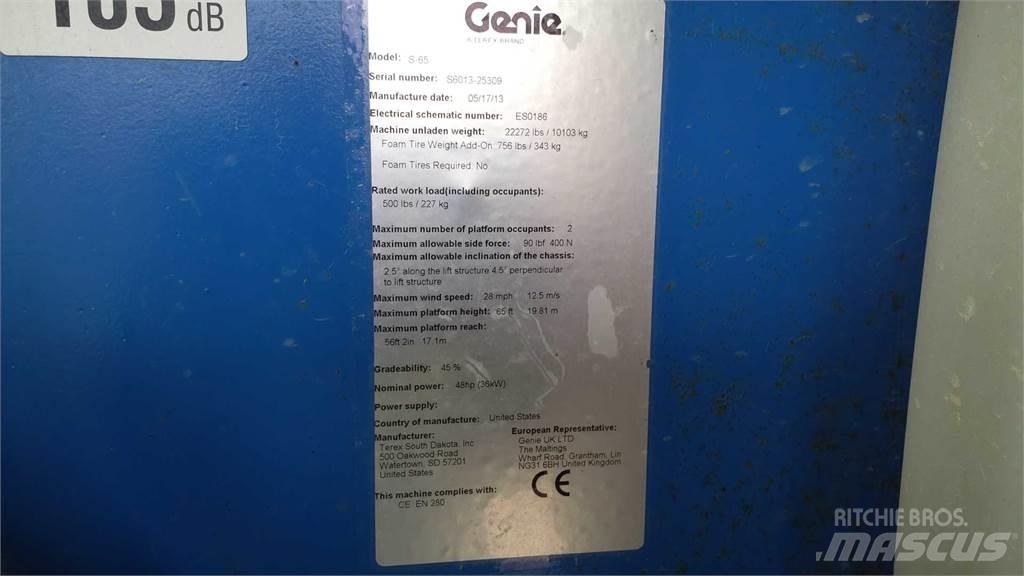 Genie S65 Ανυψωτήρες με τηλεσκοπικό βραχίονα
