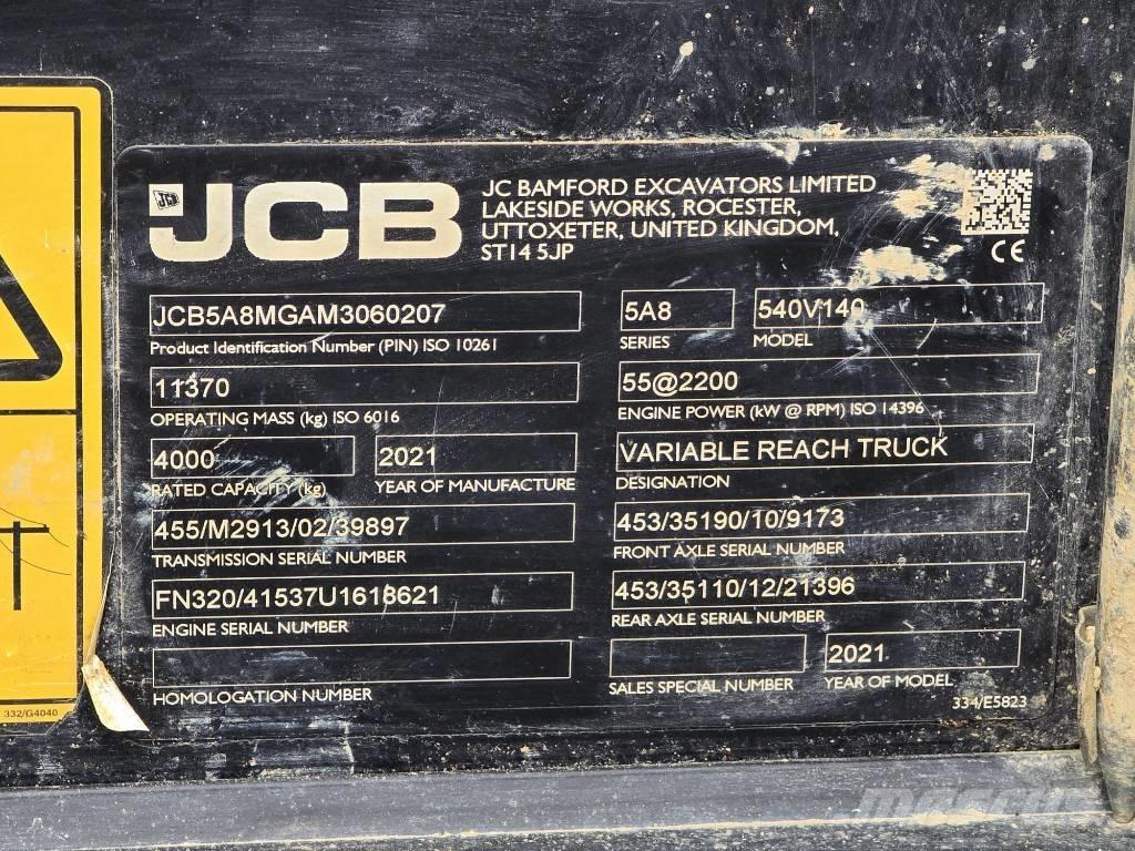 JCB 540-140 Τηλεσκοπικοί ανυψωτές