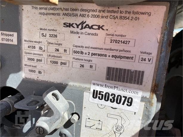 SkyJack SJ III 3226 Ανυψωτήρες ψαλιδωτής άρθρωσης