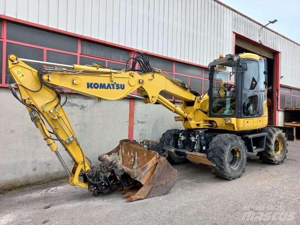 Komatsu PW 98 MR Εκσκαφείς με τροχούς - λάστιχα