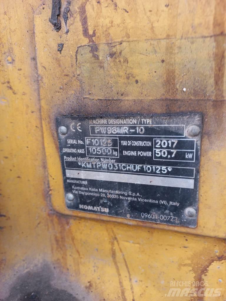 Komatsu PW 98 MR Εκσκαφείς με τροχούς - λάστιχα