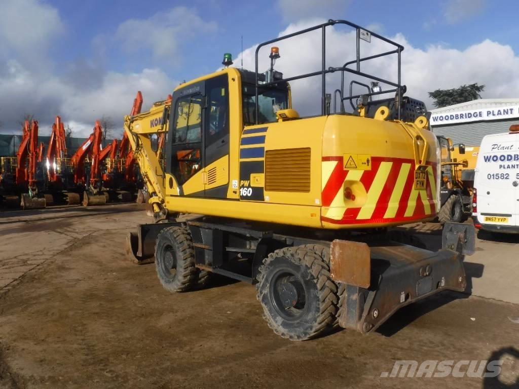 Komatsu PW 160-11 Εκσκαφείς με τροχούς - λάστιχα