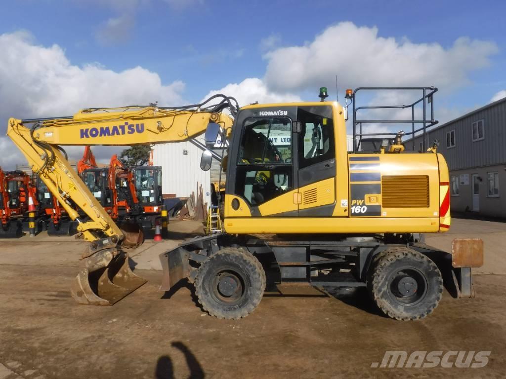 Komatsu PW 160-11 Εκσκαφείς με τροχούς - λάστιχα