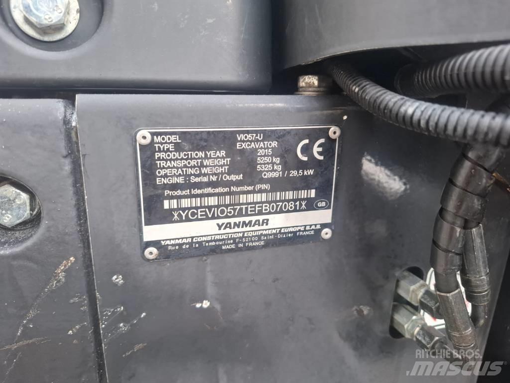Yanmar Vio 57-U Εκσκαφάκι (διαβολάκι) < 7t