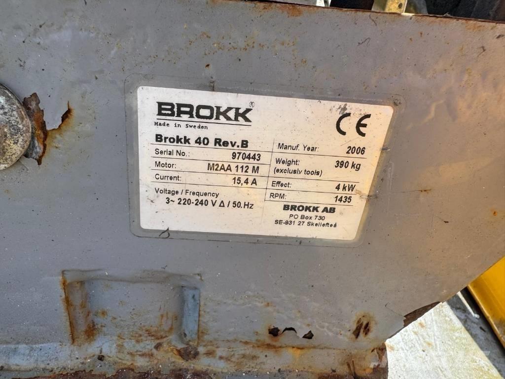 Brokk 40 Εκσκαφείς κατεδαφίσεων