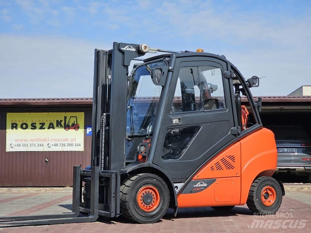 Linde H30T-02 Περονοφόρα ανυψωτικά κλαρκ με φυσικό αέριο LPG