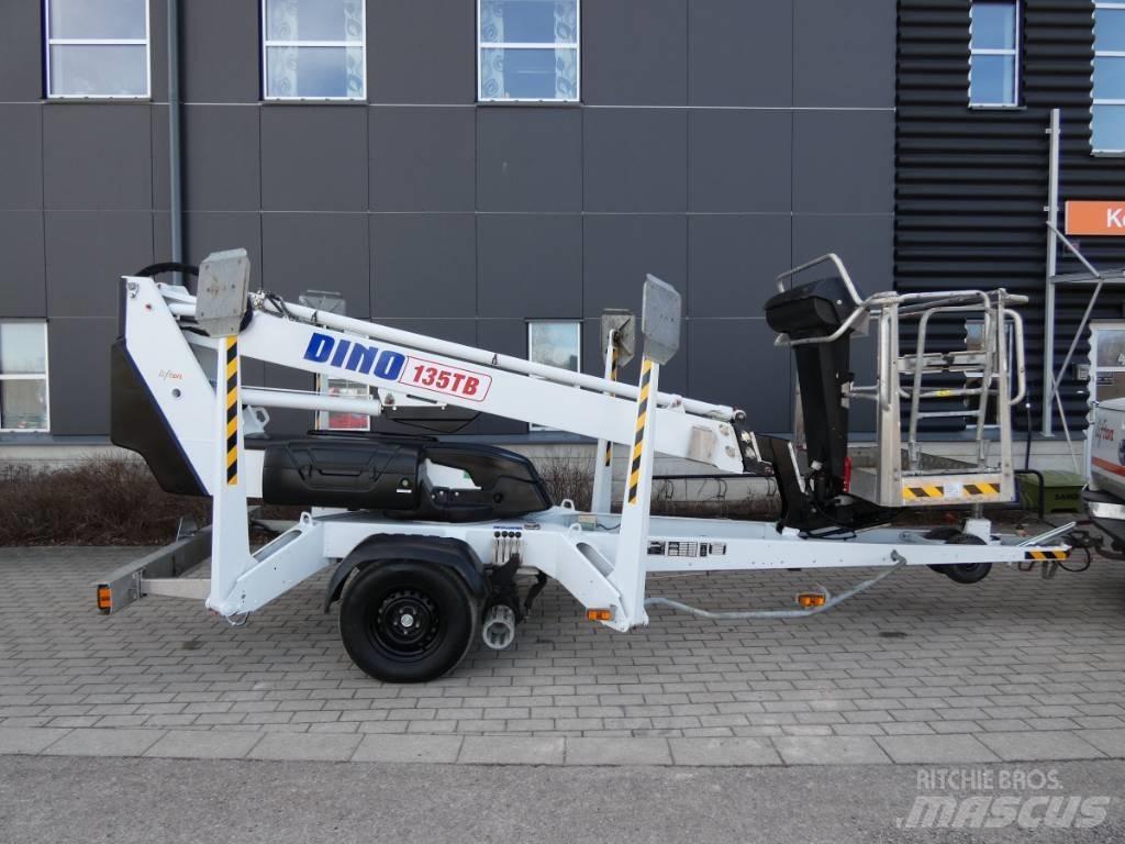 Dino 135 TB Skylift Εναέριες πλατφόρμες τοποθετημένες σε ρυμούλκα