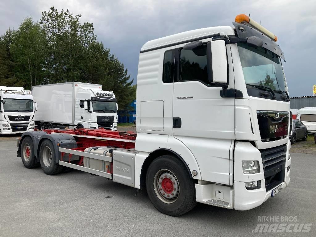 MAN TGX 26.500 6X2 Φορτηγά ανατροπή με γάντζο