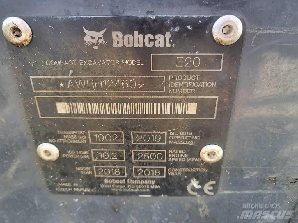 Bobcat E20z Εκσκαφάκι (διαβολάκι) < 7t