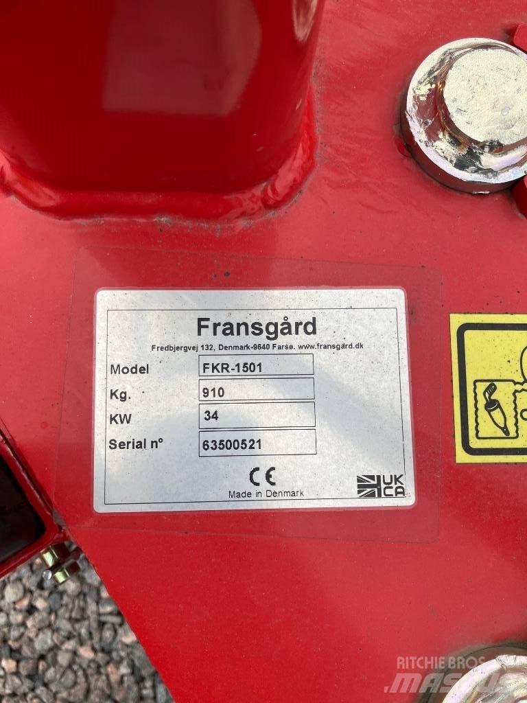 Fransgård FKR1501 Χορτοκοπτικά και κορυφολόγοι βοσκοτόπων