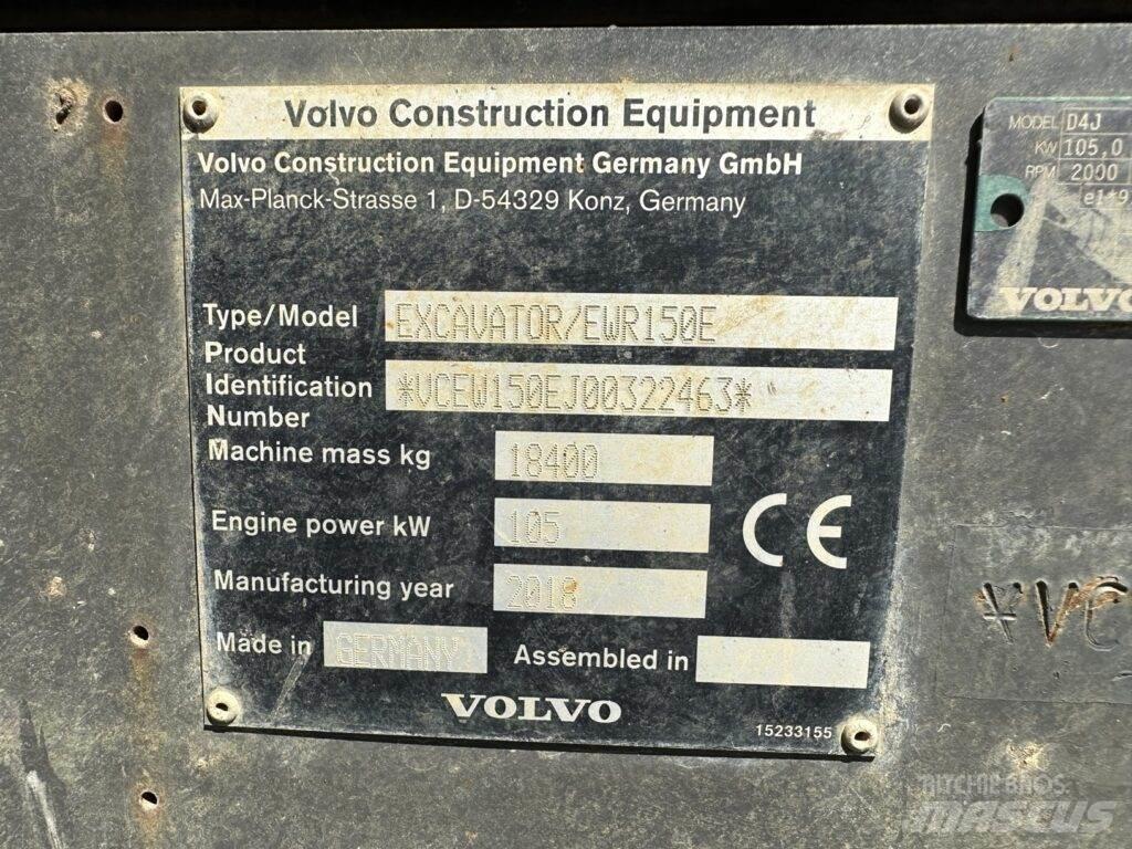 Volvo EWR150E Εκσκαφείς με τροχούς - λάστιχα