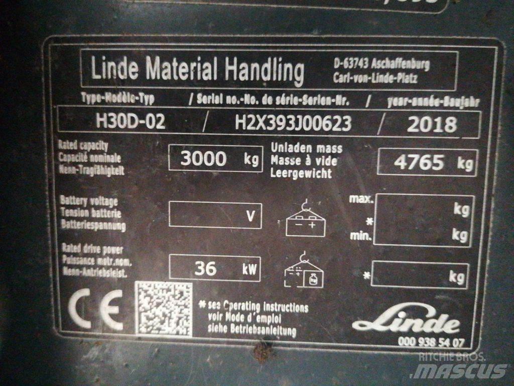 Linde H30D-02 Πετρελαιοκίνητα Κλαρκ